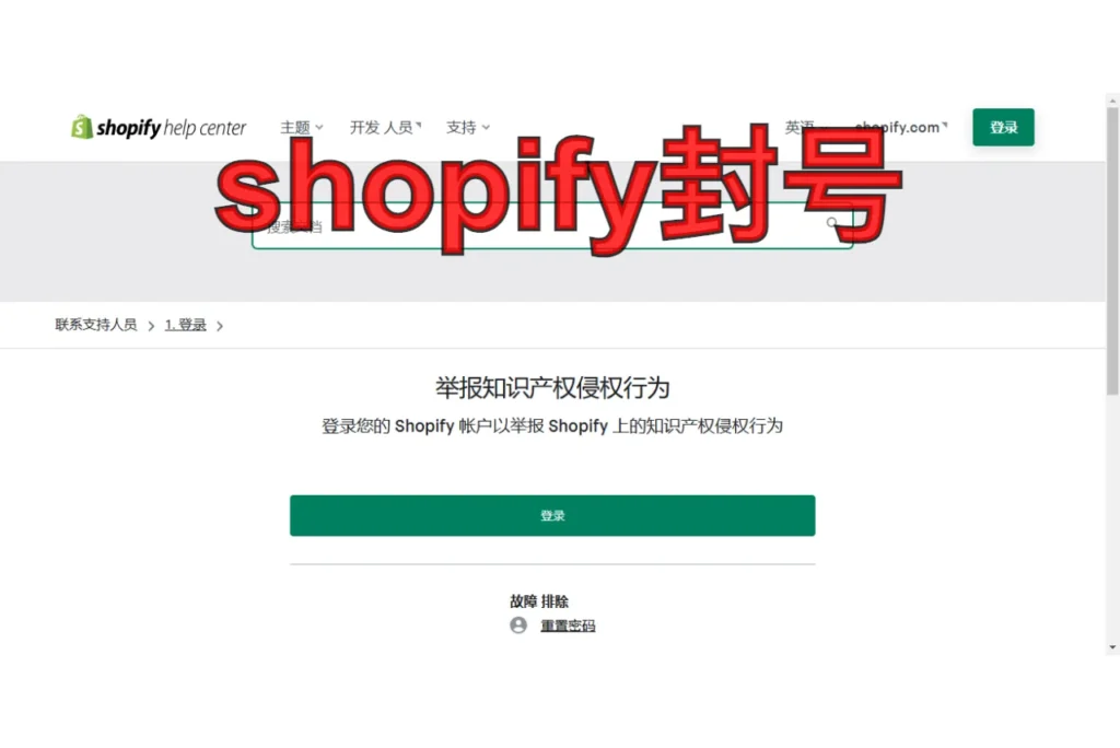 shopify封号